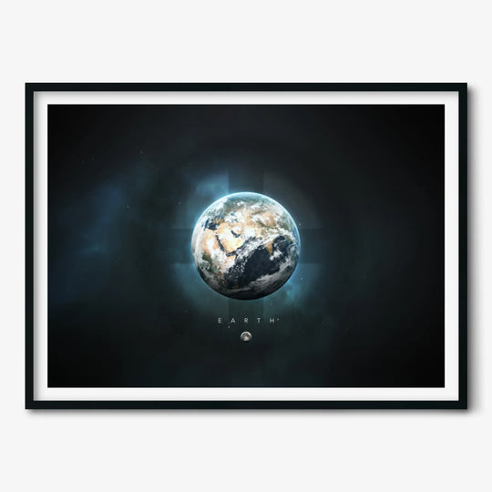 A Portrait of the Solar System: Earth Poster