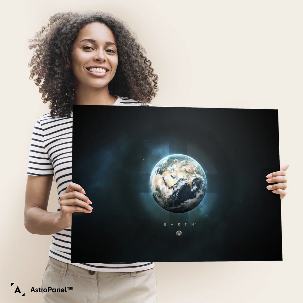 A Portrait of the Solar System: Earth Poster