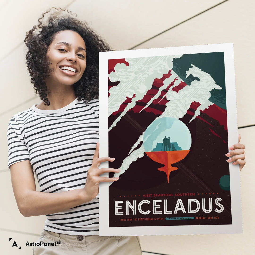 Enceladus: NASA Visions of the Future Poster