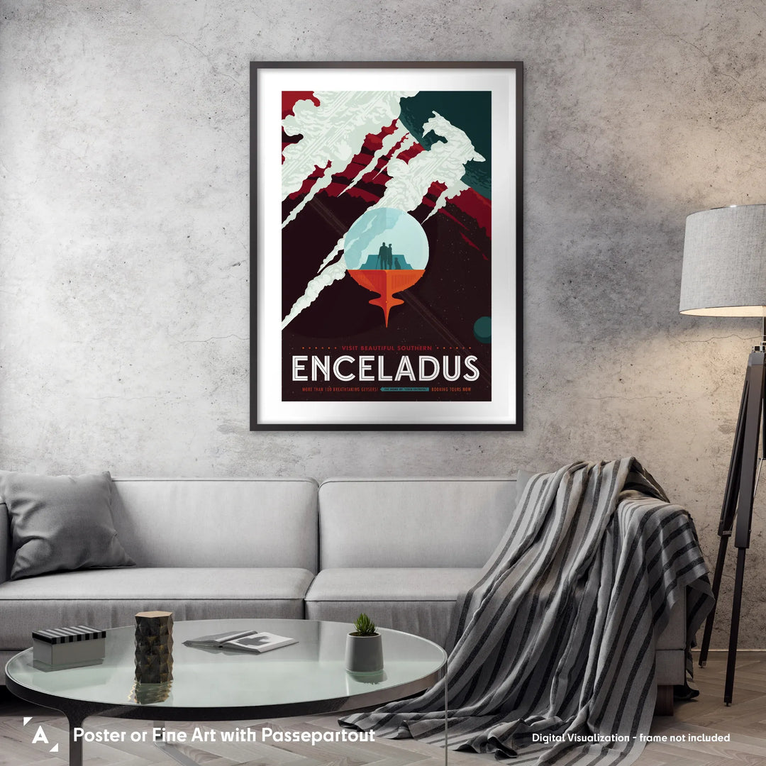 Enceladus: NASA Visions of the Future Poster
