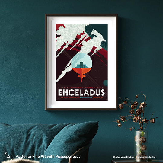 Enceladus: NASA Visions of the Future Poster