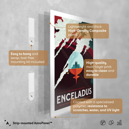 Enceladus: NASA Visions of the Future Poster
