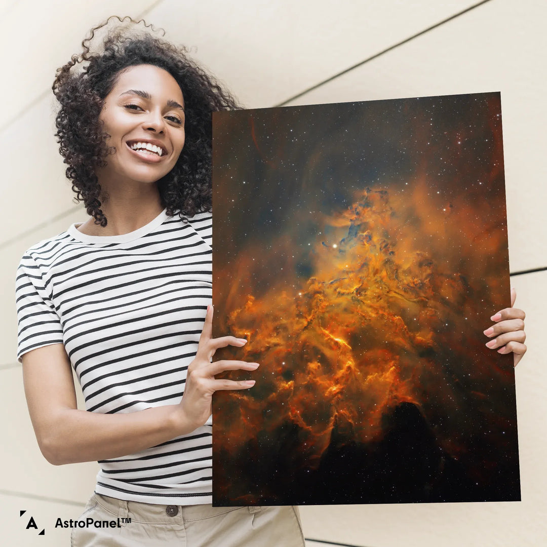 Bogdan Jarzyna: Flaming Star Nebula (IC 405) Poster