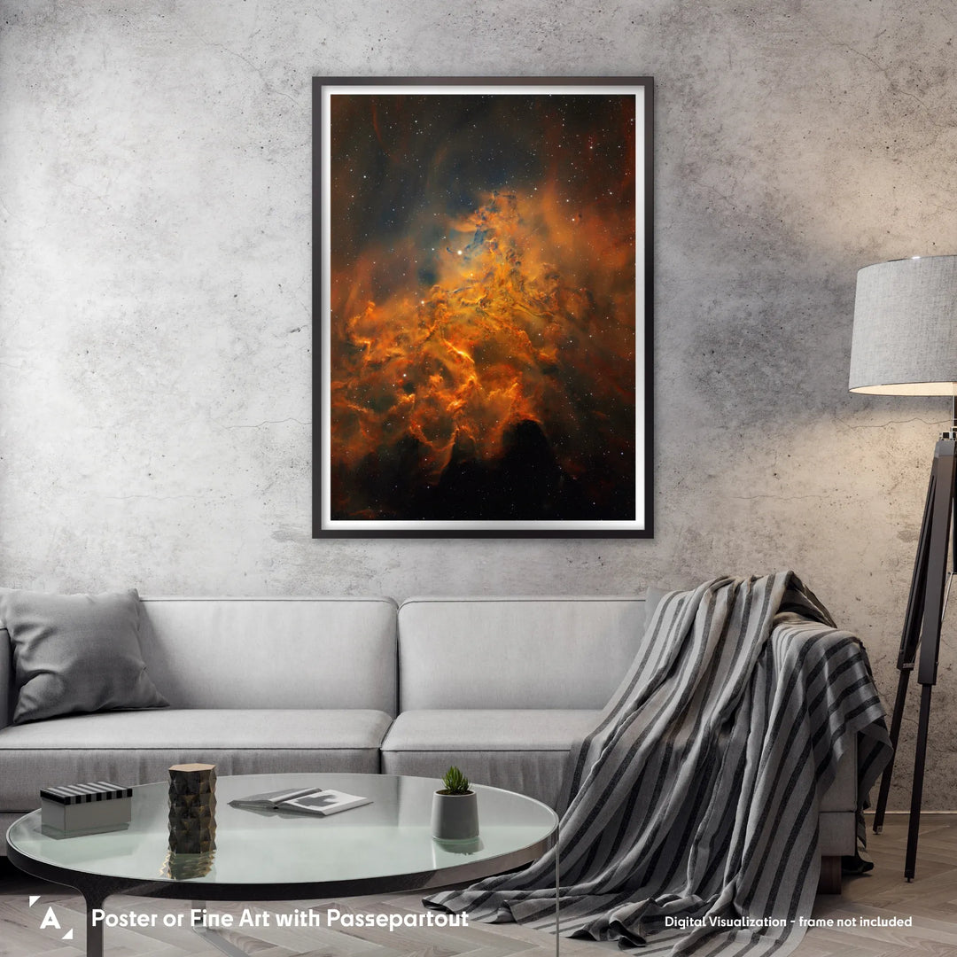 Bogdan Jarzyna: Flaming Star Nebula (IC 405) Poster