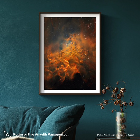 Bogdan Jarzyna: Flaming Star Nebula (IC 405) Poster