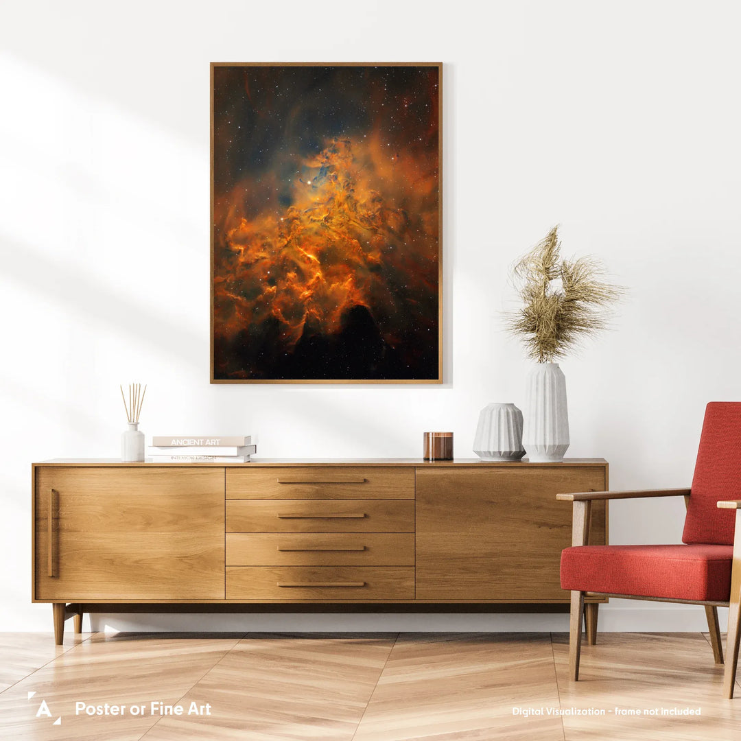 Bogdan Jarzyna: Flaming Star Nebula (IC 405) Poster