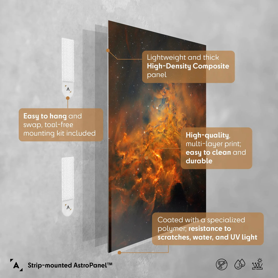 Bogdan Jarzyna: Flaming Star Nebula (IC 405) Poster