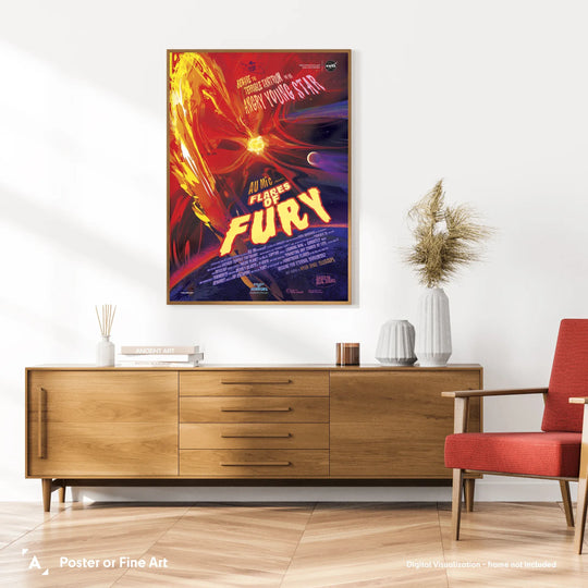 Flares of Fury: NASA Galaxy of Horrors Poster