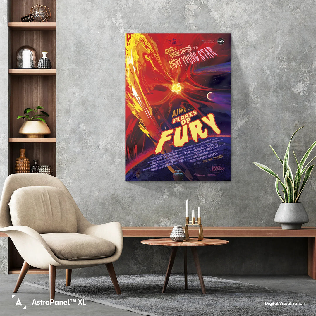 Flares of Fury: NASA Galaxy of Horrors Poster