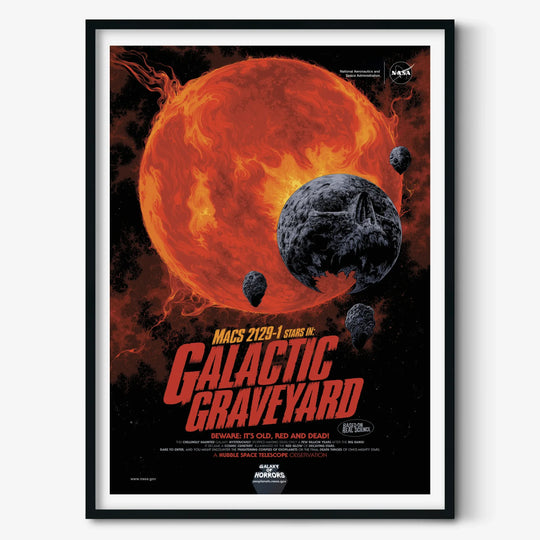 Galactic Graveyard: NASA Galaxy of Horrors Poster