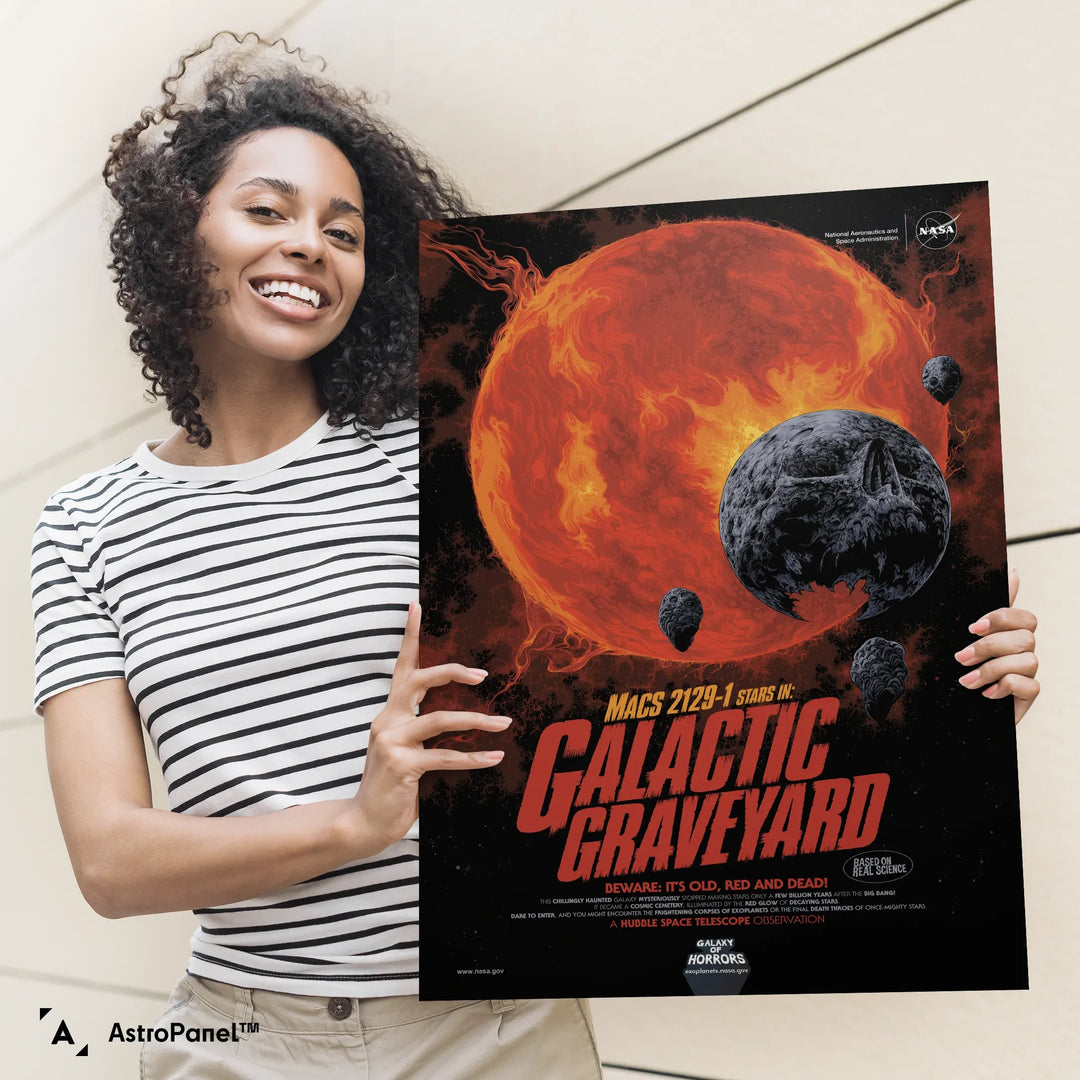 Galactic Graveyard: NASA Galaxy of Horrors Poster