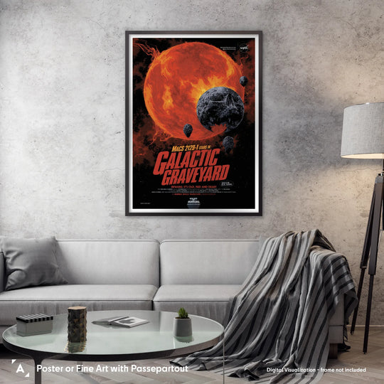 Galactic Graveyard: NASA Galaxy of Horrors Poster