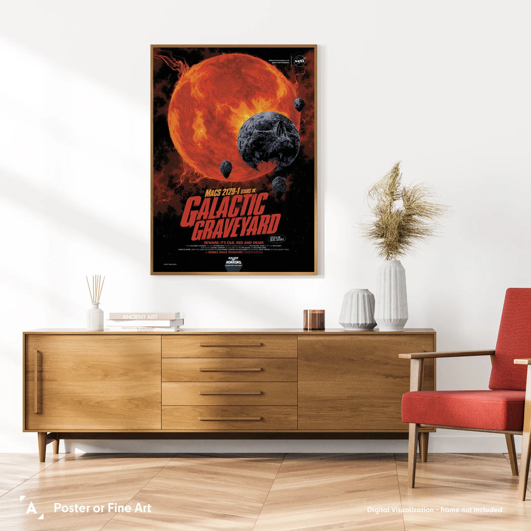 Galactic Graveyard: NASA Galaxy of Horrors Poster