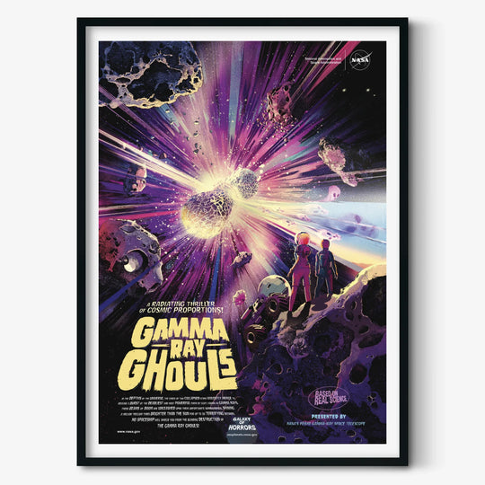 Gamma Ray Ghouls: NASA Galaxy of Horrors Poster