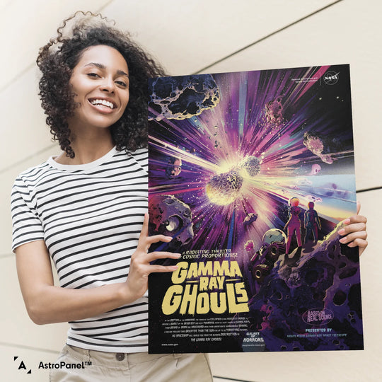 Gamma Ray Ghouls: NASA Galaxy of Horrors Poster