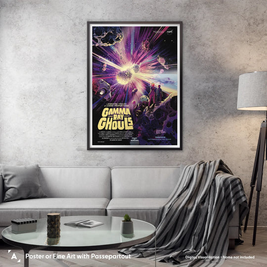 Gamma Ray Ghouls: NASA Galaxy of Horrors Poster