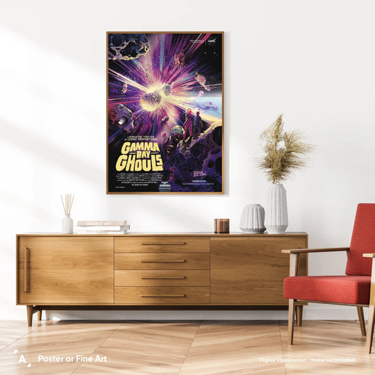 Gamma Ray Ghouls: NASA Galaxy of Horrors Poster
