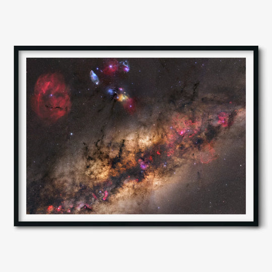Gerald Rhemann: Colors of the Milky Way Poster
