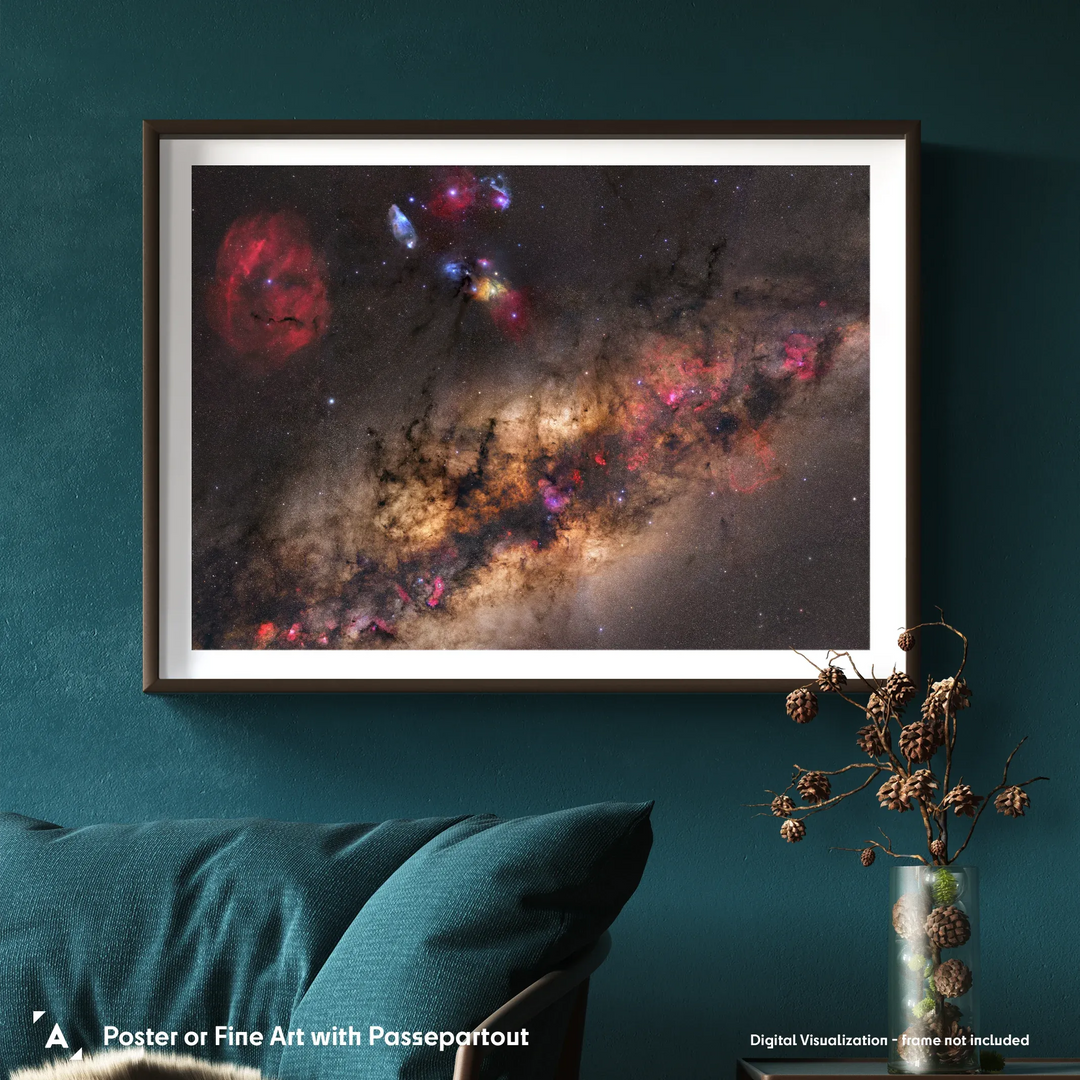 Gerald Rhemann: Colors of the Milky Way Poster