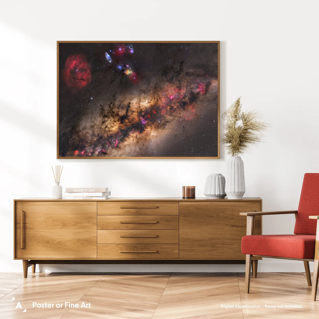 Gerald Rhemann: Colors of the Milky Way Poster