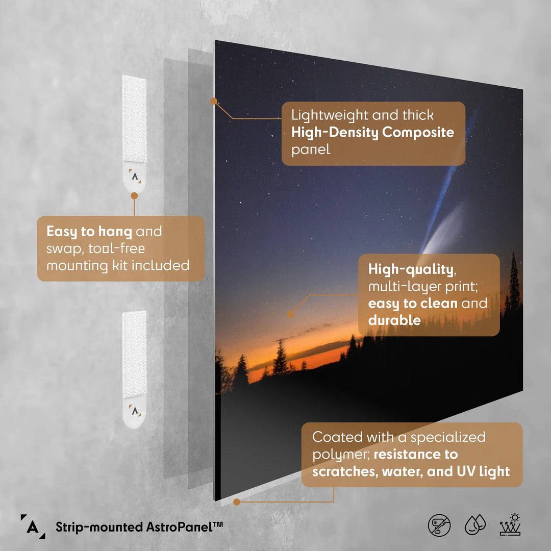 Gerald Rhemann: Comet C2020F3 NEOWISE Panorama