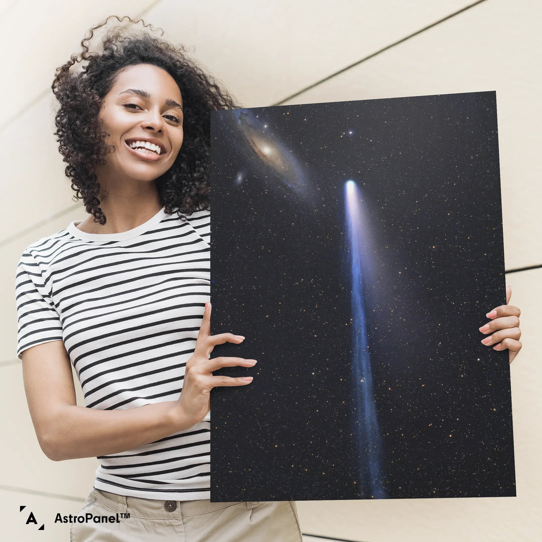 Gerald Rhemann: Comet Ikeya-Zhang and Andromeda Galaxy Poster