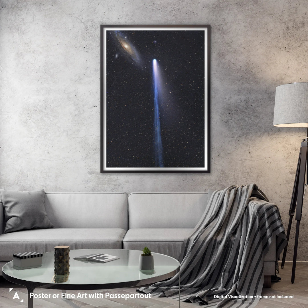 Gerald Rhemann: Comet Ikeya-Zhang and Andromeda Galaxy Poster