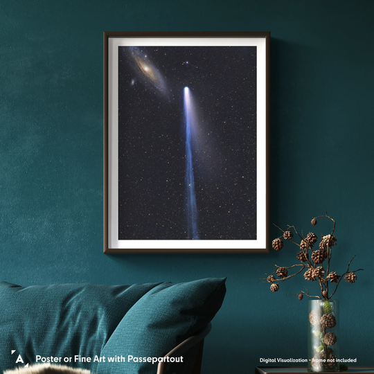Gerald Rhemann: Comet Ikeya-Zhang and Andromeda Galaxy Poster