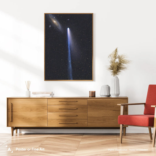 Gerald Rhemann: Comet Ikeya-Zhang and Andromeda Galaxy Poster