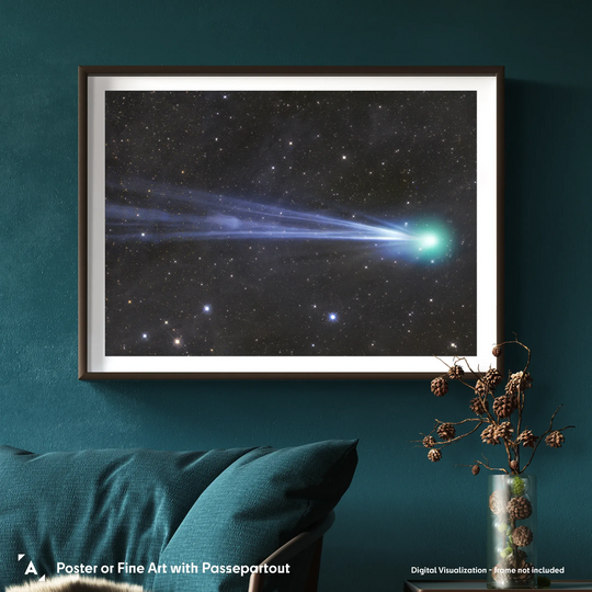 Gerald Rhemann: Comet in the Dust Poster