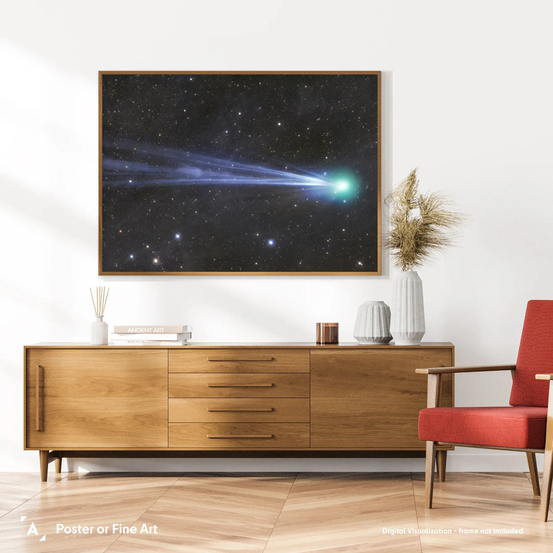 Gerald Rhemann: Comet in the Dust Poster