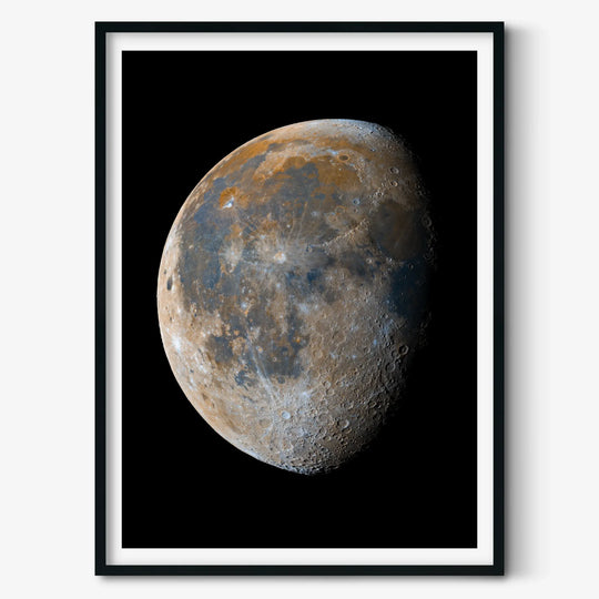 Bartosz Wojczynski: Gibbous Mineral Moon Poster