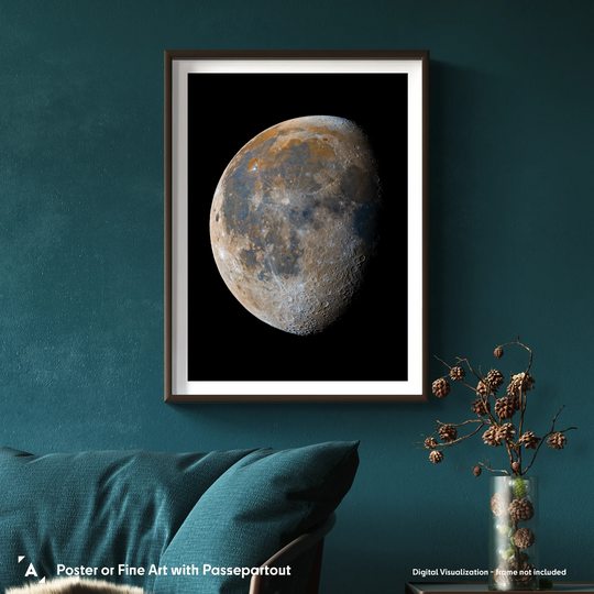 Bartosz Wojczynski: Gibbous Mineral Moon Poster