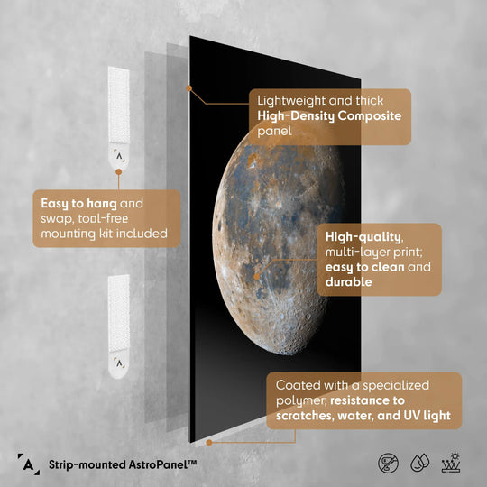 Bartosz Wojczynski: Gibbous Mineral Moon Poster