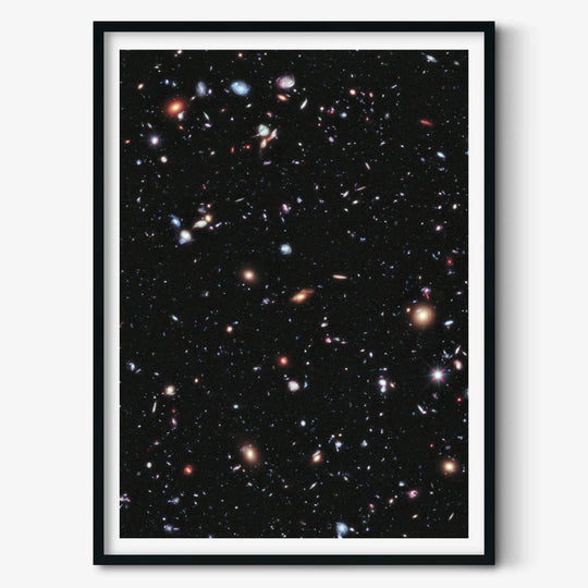 Hubble: eXtreme Deep Field (XDF) Poster (Remastered Version)