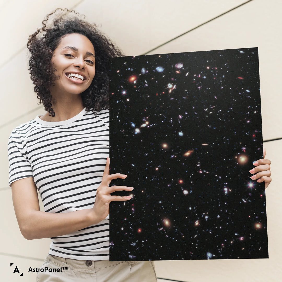 Hubble: eXtreme Deep Field (XDF) Poster (Remastered Version)