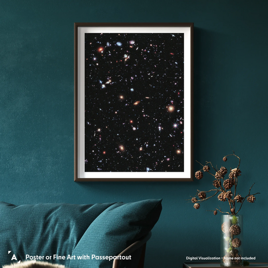 Hubble: eXtreme Deep Field (XDF) Poster (Remastered Version)