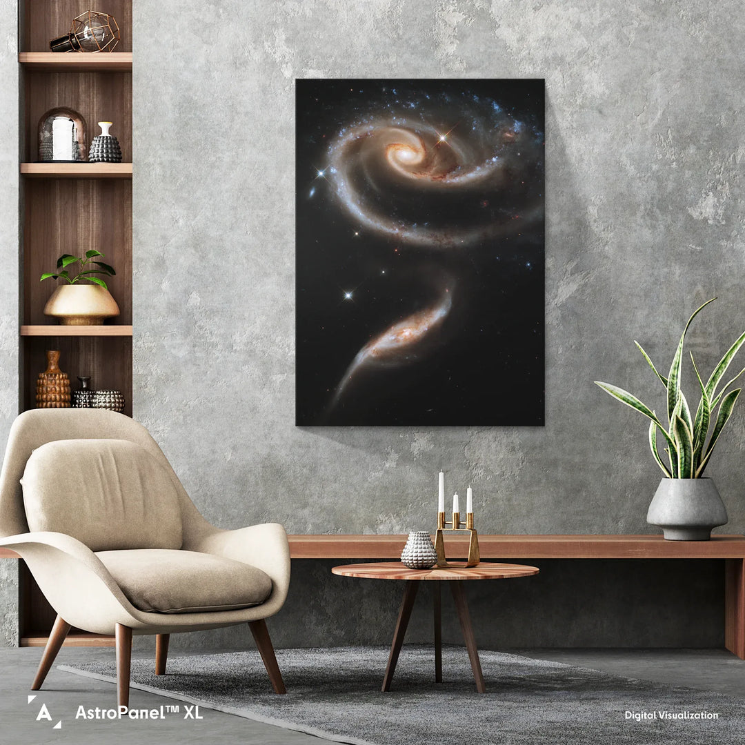 A Rose made of Galaxies (Arp 273) Poster