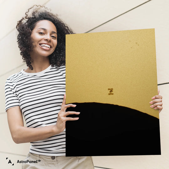 Bartosz Wojczyński: ISS Transit During Solar Eclipse Poster