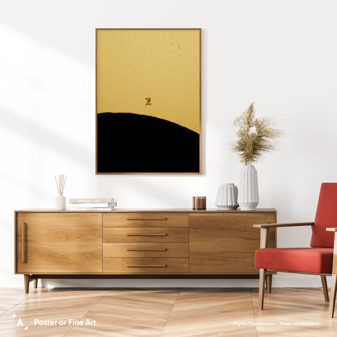 Bartosz Wojczyński: ISS Transit During Solar Eclipse Poster