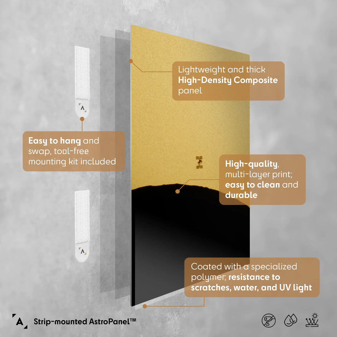 Bartosz Wojczyński: ISS Transit During Solar Eclipse Poster
