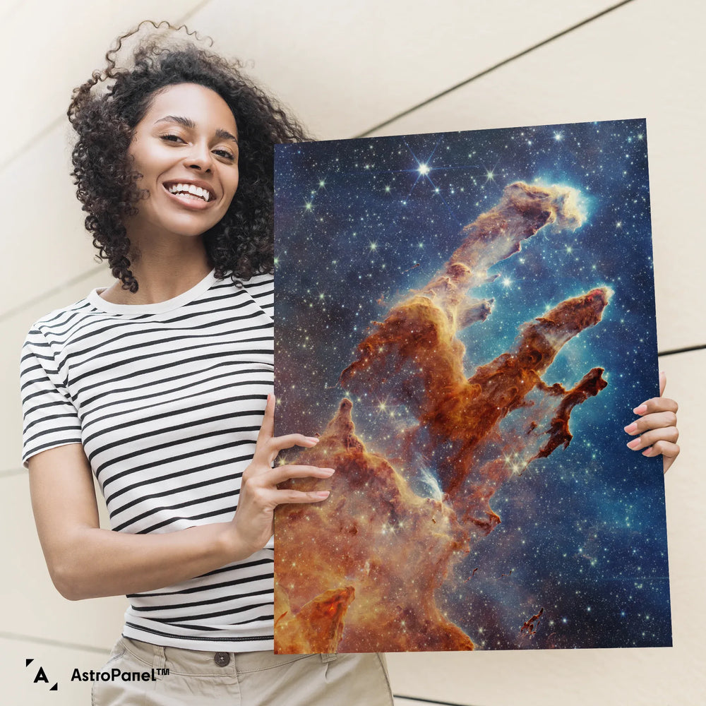 Jesion: Pillars of Creation Poster (Webb with Hubble)