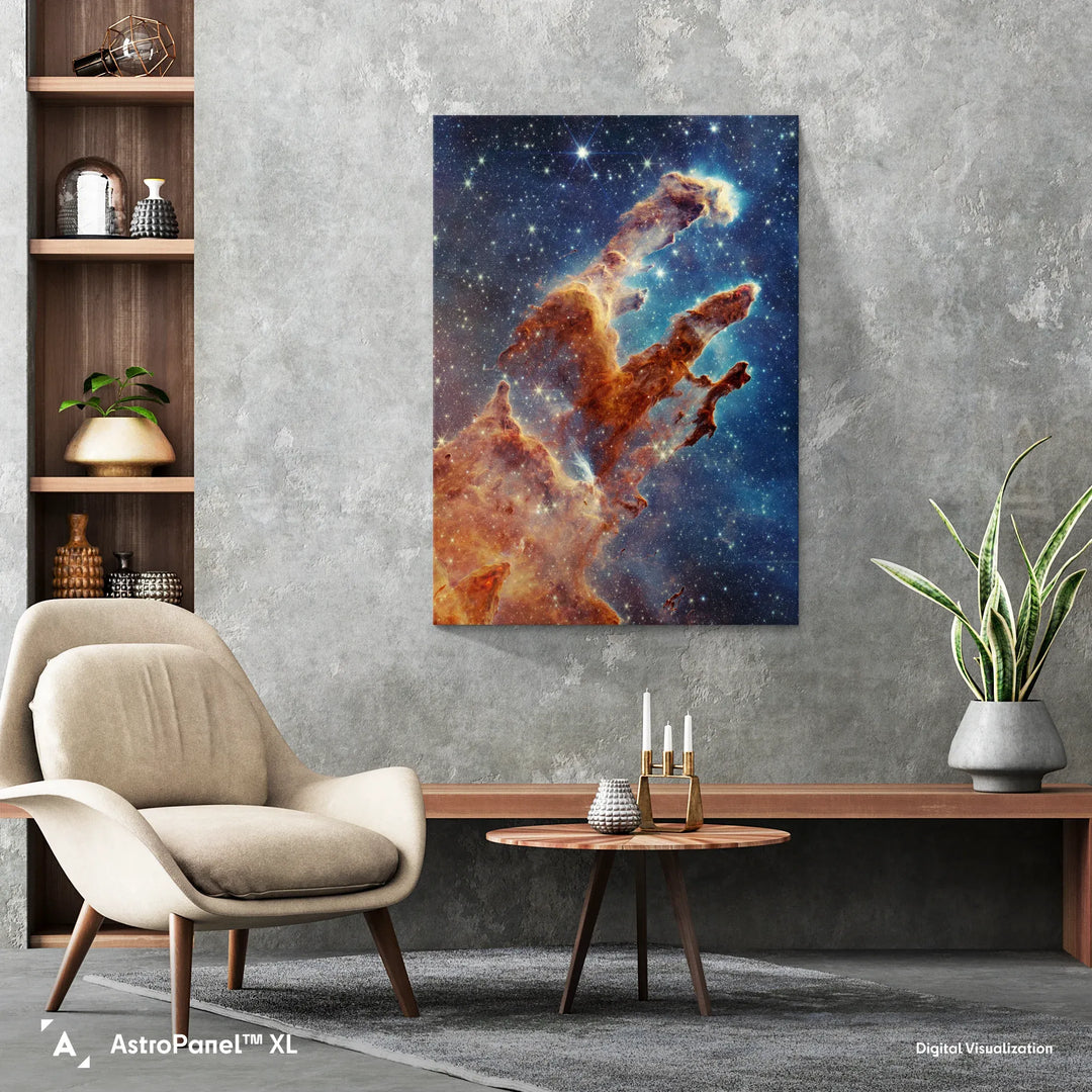 Jesion: Pillars of Creation Poster (Webb with Hubble)