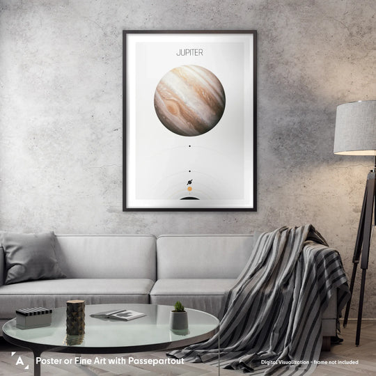 Solar System Light: Jupiter Poster