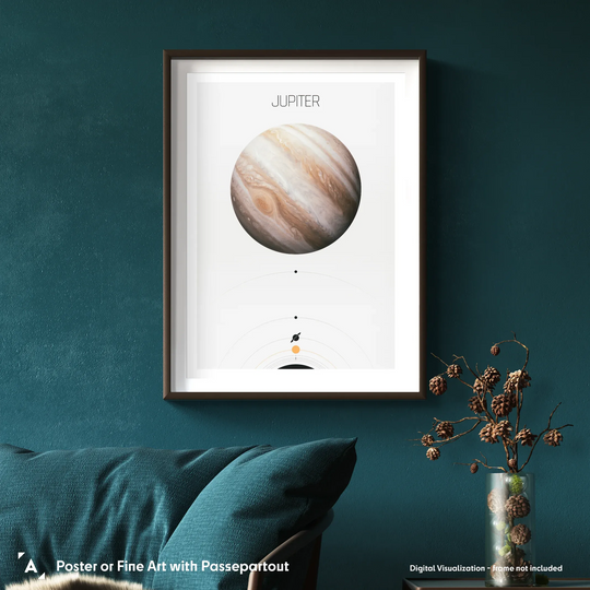 Solar System Light: Jupiter Poster