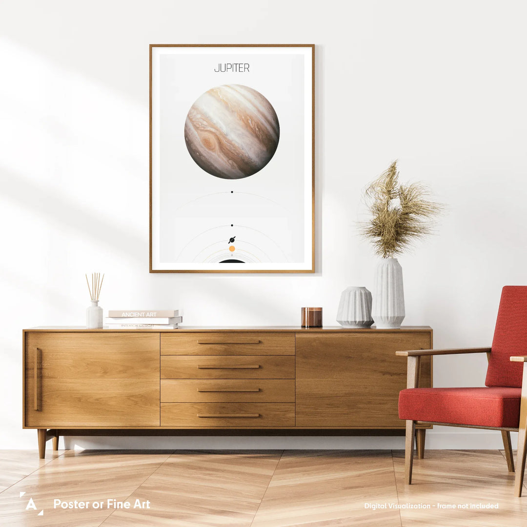 Solar System Light: Jupiter Poster