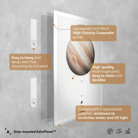 Solar System Light: Jupiter Poster