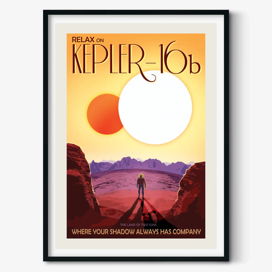 Kepler-16b: NASA Visions of the Future Poster