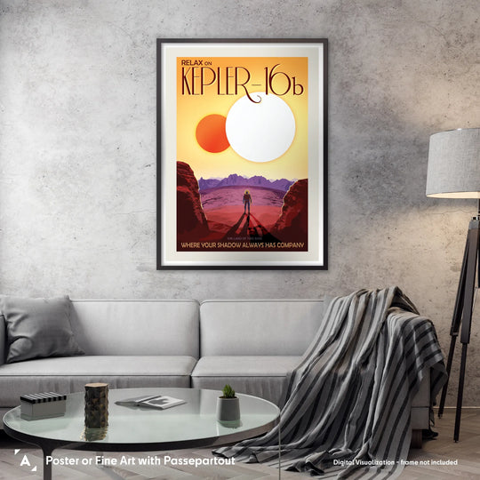 Kepler-16b: NASA Visions of the Future Poster