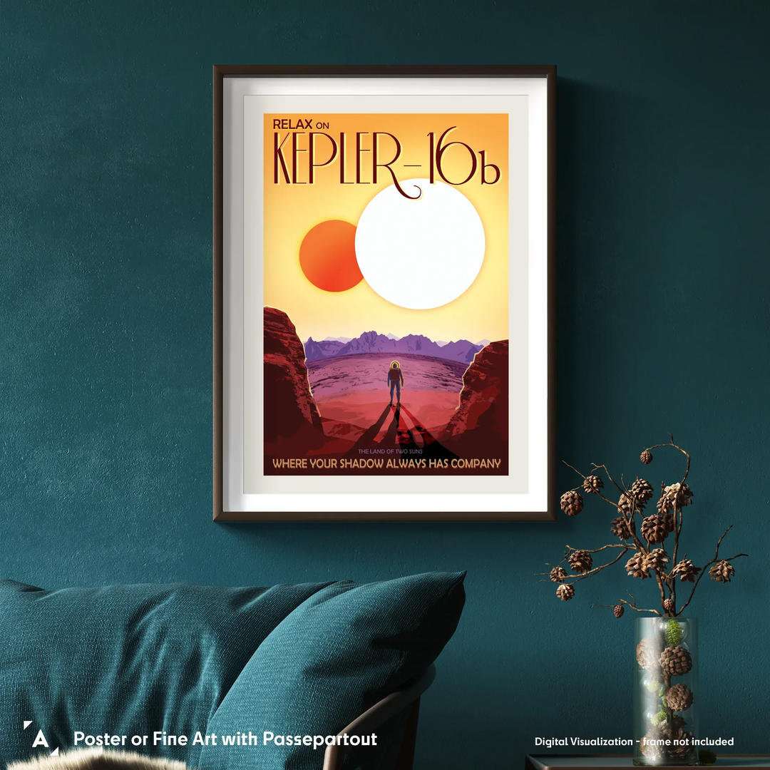 Kepler-16b: NASA Visions of the Future Poster